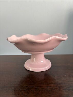 la ceramica d’italia Pink Pedestal Bowl - Elegant Home Dining Accent